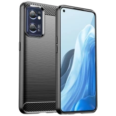 Чохол Hurtel Carbon Case для OPPO Realme Narzo 50 5G Black (9145576267530)