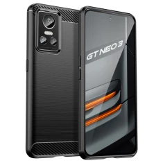 Чохол Hurtel Carbon Case для OPPO Realme GT Neo3 Black (9145576267646)