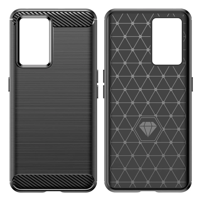 Чохол Hurtel Carbon Case для OPPO Realme GT Neo3 Black (9145576267646)