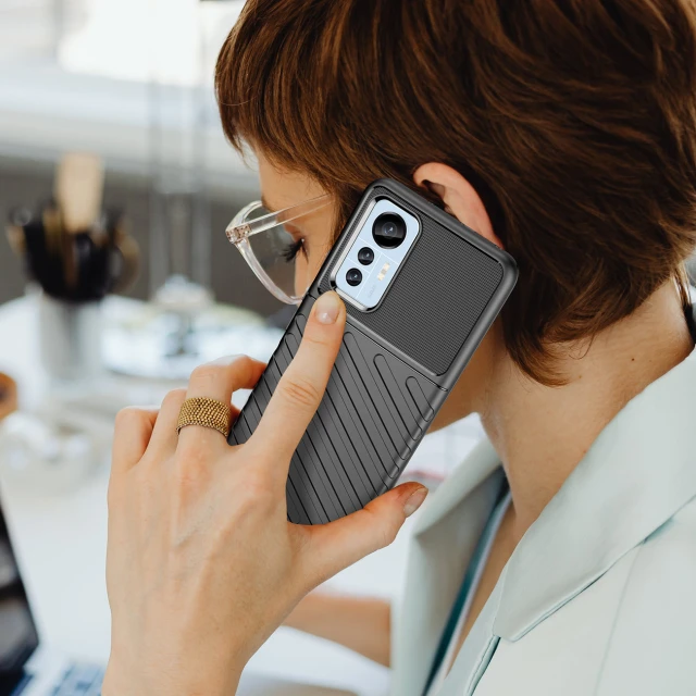 Чехол HRT Thunder Case для Xiaomi 12 Lite Black (9145576267714)
