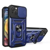Чохол Hurtel Hybrid Armor Camshield для iPhone 14 Plus Blue (9145576267868)