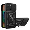 Чехол Hurtel Hybrid Armor Camshield для iPhone 14 Pro Max Black (9145576267912)