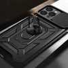 Чохол Hurtel Hybrid Armor Camshield для iPhone 13 Pro Black (9145576267974)