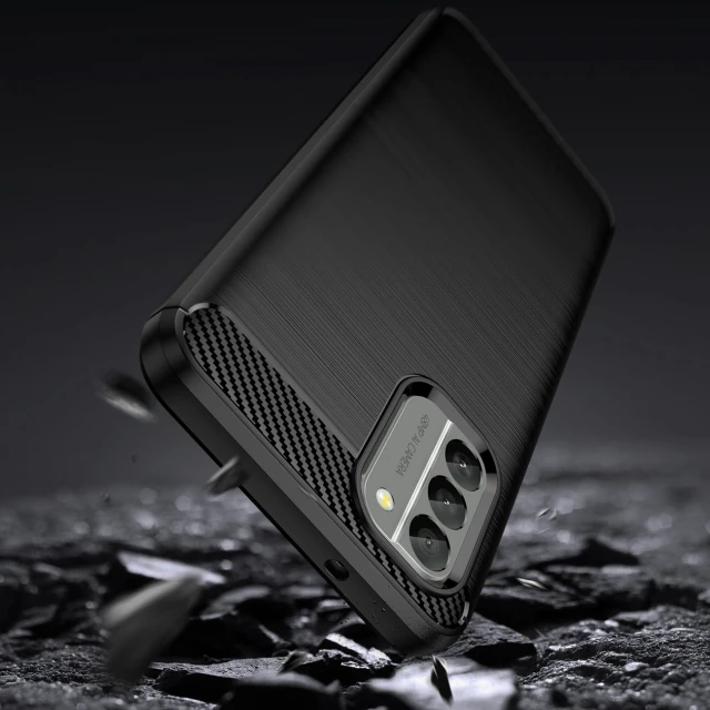 Чохол HRT Carbon Case для Nokia G400 Black (9145576268469)