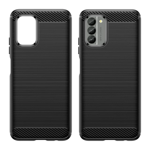 Чохол HRT Carbon Case для Nokia G400 Black (9145576268469)