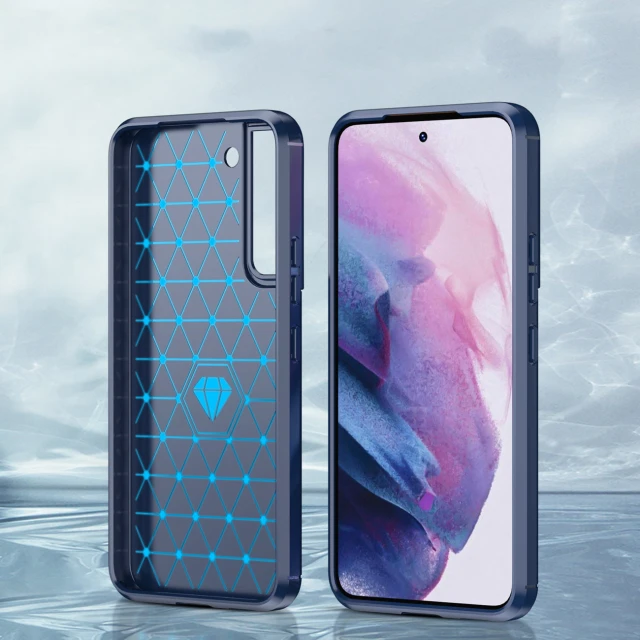 Чохол HRT Carbon Case для Samsung Galaxy S23 Plus Blue (9145576268544)