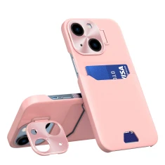 Чохол Hurtel Leather Stand Case для iPhone 14 Plus Pink (9145576269671)