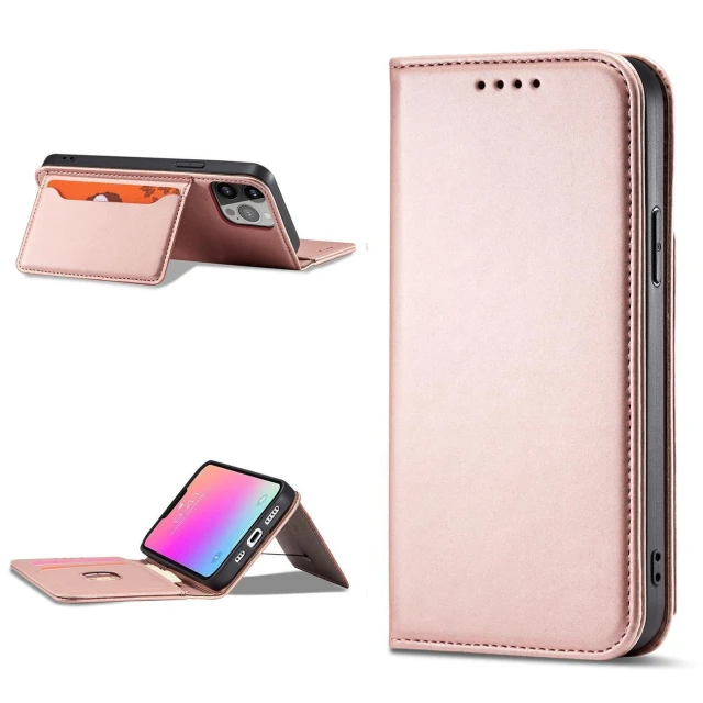 Чохол-книжка HRT Magnet Card Case для Samsung Galaxy S23 Pink (9145576271063)