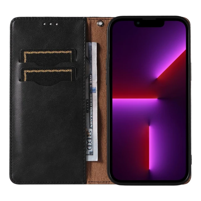 Чехол-книжка HRT Magnet Strap Case для Samsung Galaxy S23 Black (9145576271230)
