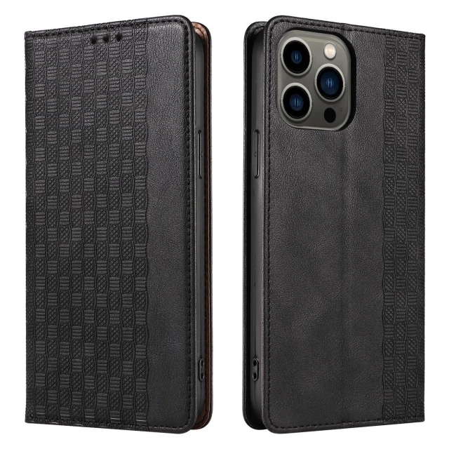 Чохол-книжка HRT Magnet Strap Case для Samsung Galaxy S23 Ultra Black (9145576271315)
