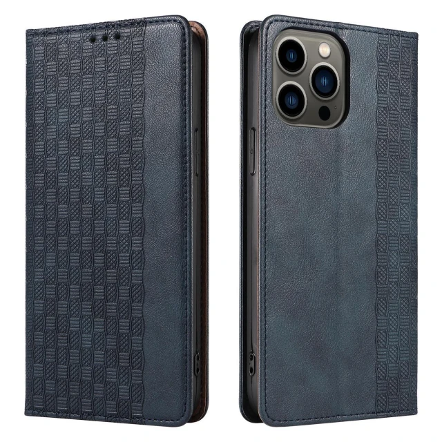 Чохол-книжка HRT Magnet Strap Case для Samsung Galaxy S23 Ultra Blue (9145576271322)