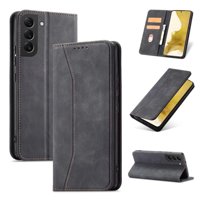 Чохол-книжка HRT Magnet Fancy Case для Samsung Galaxy S23 Plus Black (9145576271476)