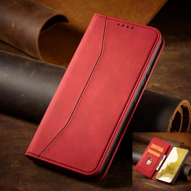 Чохол-книжка HRT Magnet Fancy Case для Samsung Galaxy S23 Plus Red (9145576271490)