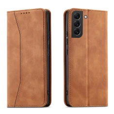 Чохол-книжка HRT Magnet Fancy Case для Samsung Galaxy S23 Plus Brown (9145576271506)