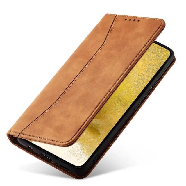 Чохол-книжка HRT Magnet Fancy Case для Samsung Galaxy S23 Plus Brown (9145576271506)