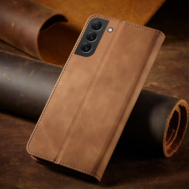 Чохол-книжка HRT Magnet Fancy Case для Samsung Galaxy S23 Plus Brown (9145576271506)