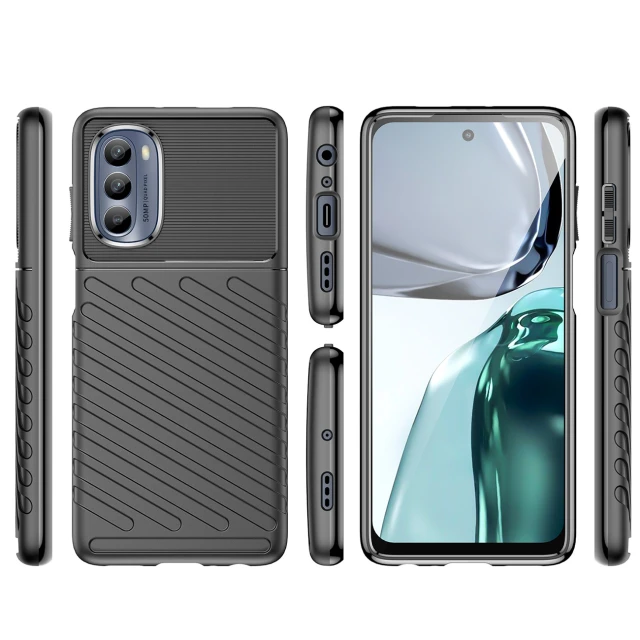 Чехол HRT Thunder Case для Motorola Moto G62 5G Black (9145576271636)