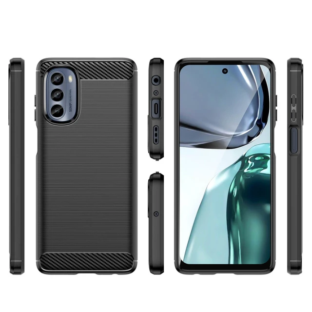 Чохол HRT Carbon Case для Xiaomi Redmi A1 Plus Black (9145576271766)