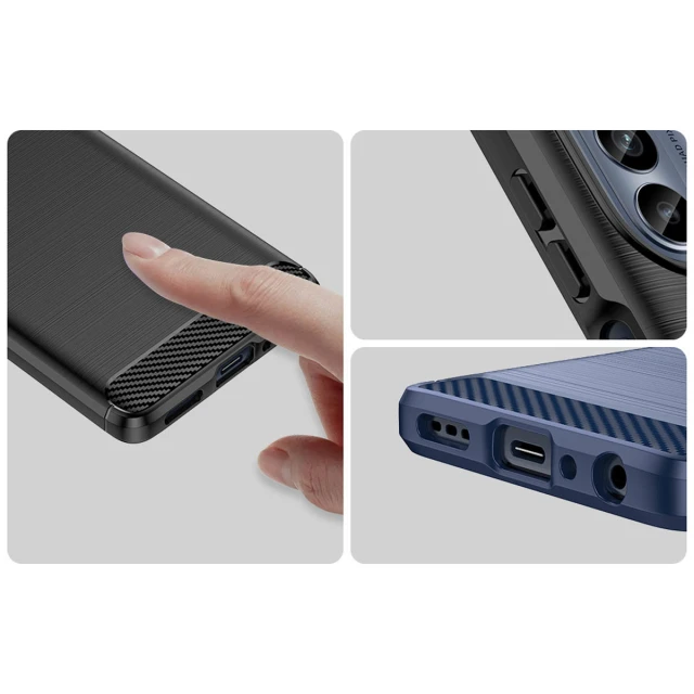 Чохол HRT Carbon Case для Xiaomi Redmi A1 Plus Black (9145576271766)