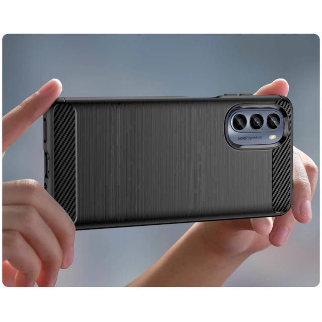 Чохол HRT Carbon Case для Xiaomi Redmi A1 Plus Black (9145576271766)