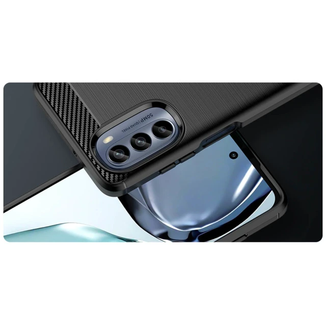 Чохол HRT Carbon Case для Xiaomi Redmi A1 Plus Black (9145576271766)