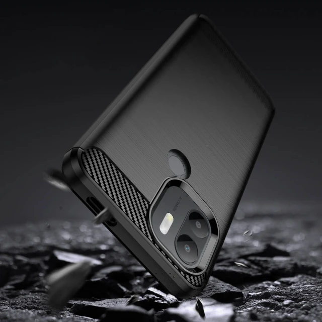 Чохол Hurtel Carbon Case для Xiaomi Redmi A1 Plus Black (9145576271773)
