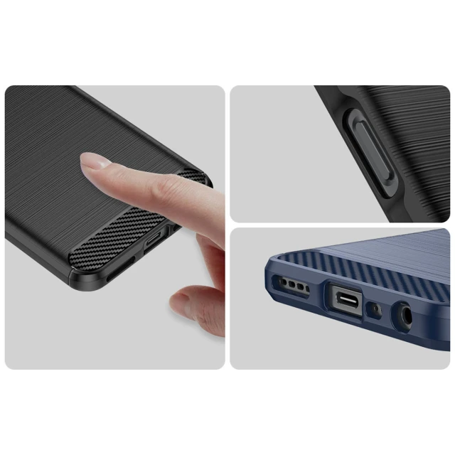 Чохол HRT Carbon Case для Realme 10 5G | 9i 5G Black (9145576271872)