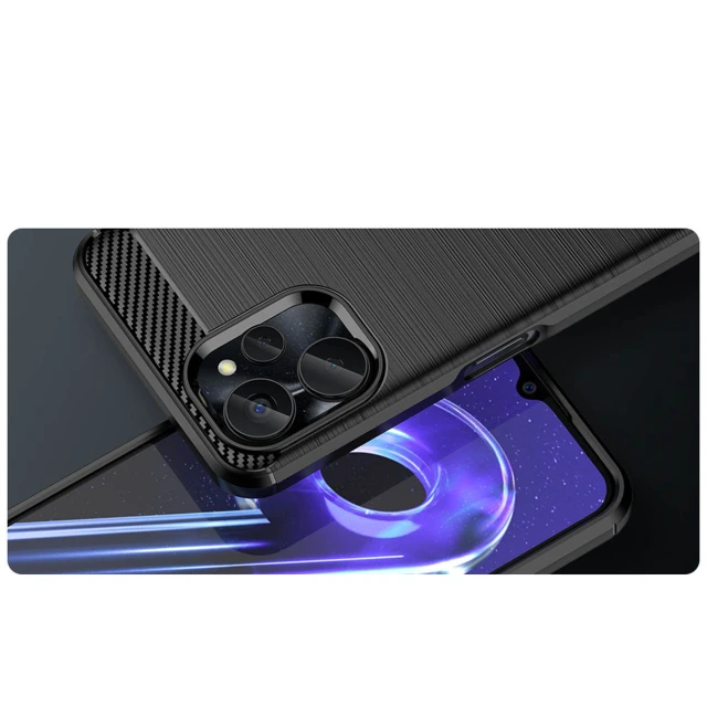 Чохол HRT Carbon Case для Realme 10 5G | 9i 5G Black (9145576271872)