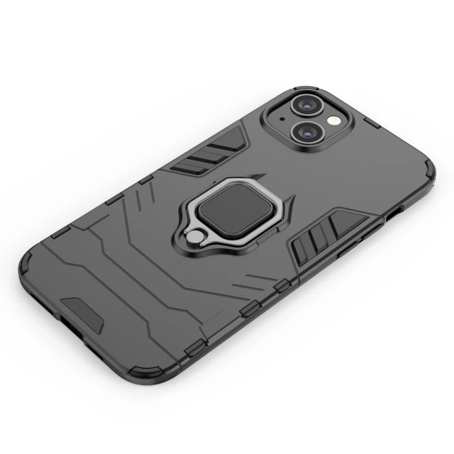 Чохол Hurtel Ring Armor для iPhone 14 Pro Max Black (9145576272145)