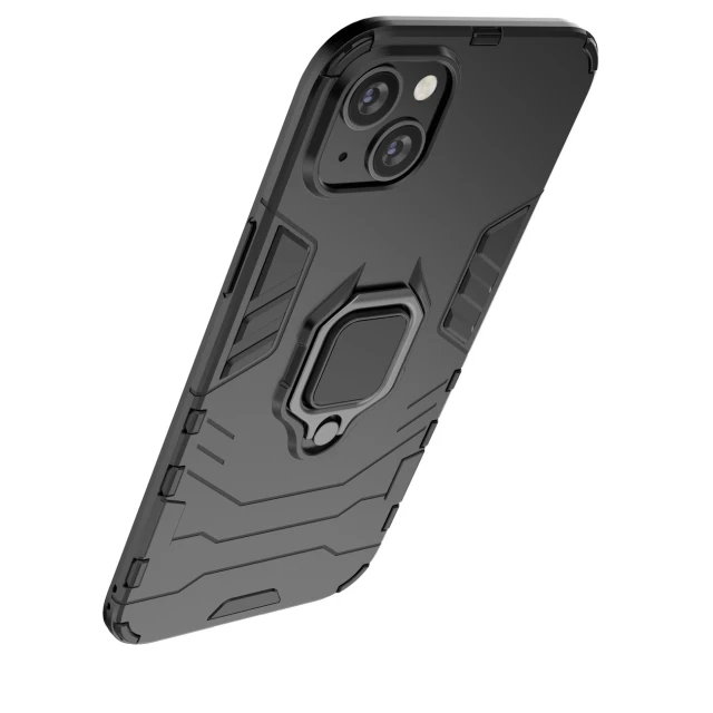 Чохол Hurtel Ring Armor для iPhone 14 Pro Max Black (9145576272145)