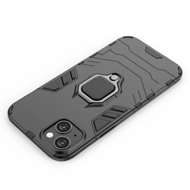 Чохол Hurtel Ring Armor для iPhone 14 Pro Max Black (9145576272145)