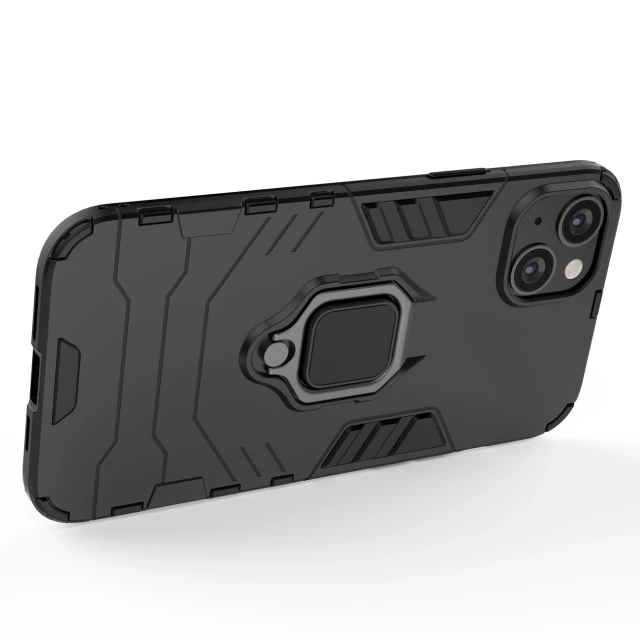 Чохол Hurtel Ring Armor для iPhone 14 Black (9145576272176)