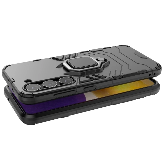 Чехол HRT Ring Armor для Samsung Galaxy S23 Black (9145576272206)