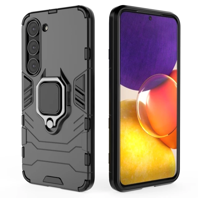 Чехол HRT Ring Armor для Samsung Galaxy S23 Black (9145576272206)