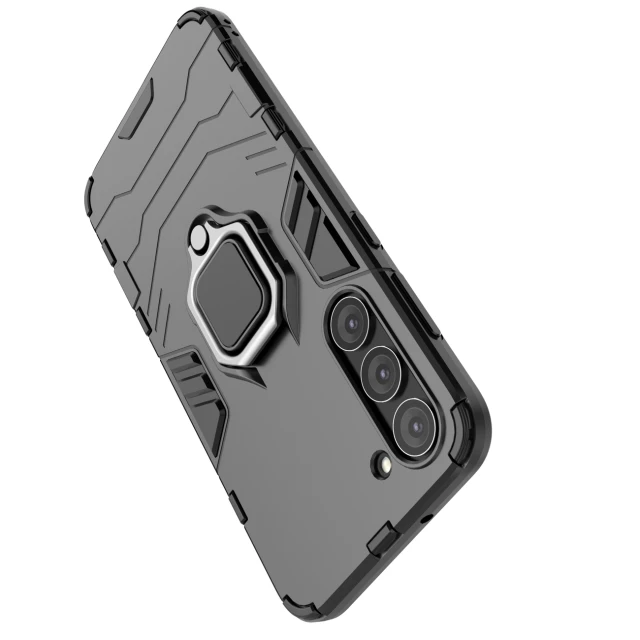 Чохол HRT Ring Armor для Samsung Galaxy S23 Plus Black (9145576272213)
