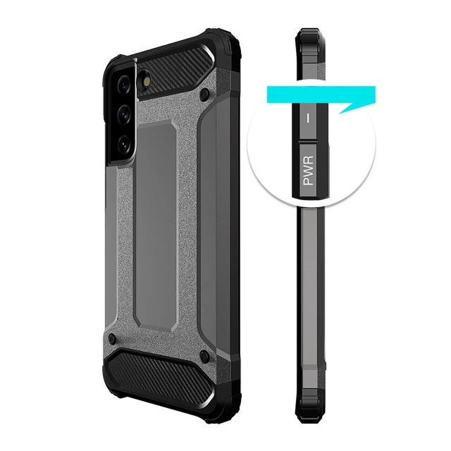 Чохол HRT Hybrid Armor для Samsung Galaxy S23 Plus Black (9145576272596)