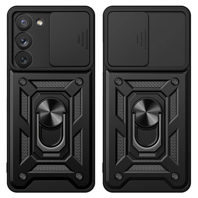 Чехол HRT Hybrid Armor Camshield для Samsung Galaxy S23 Plus Black (9145576272770)