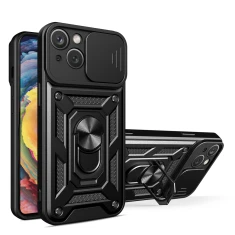 Чохол HRT Hybrid Armor Camshield для Huawei Nova Y90 Black (9145576272992)