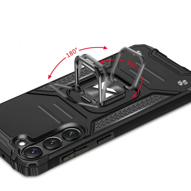 Чохол Wozinsky Ring Armor для Samsung Galaxy S23 Black (9145576274064)
