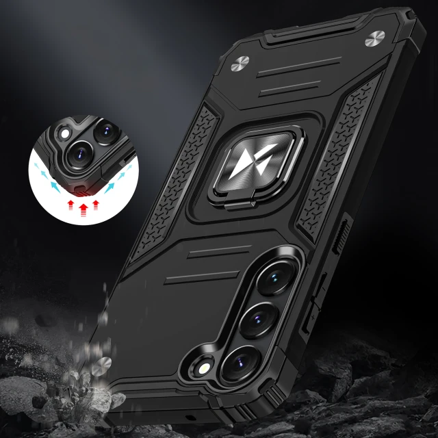 Чохол Wozinsky Ring Armor для Samsung Galaxy S23 Black (9145576274064)