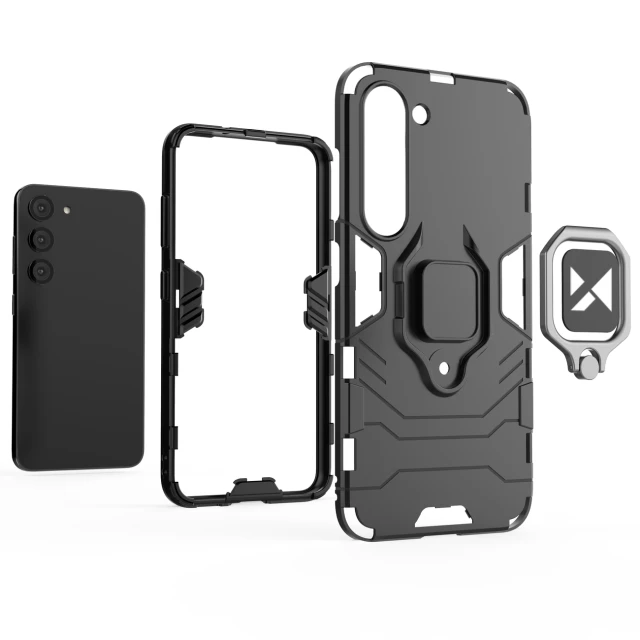 Чехол Wozinsky Ring Armor для Samsung Galaxy S23 Plus Black (9145576274071)