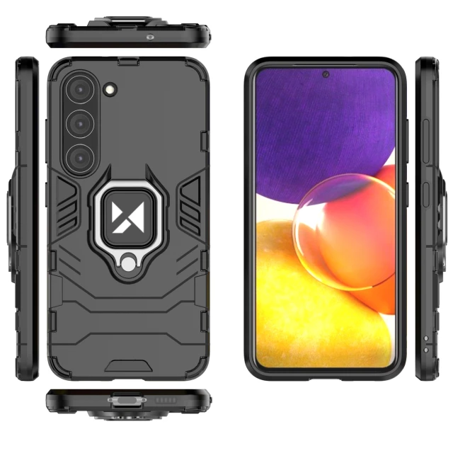 Чехол Wozinsky Ring Armor для Samsung Galaxy S23 Plus Black (9145576274071)