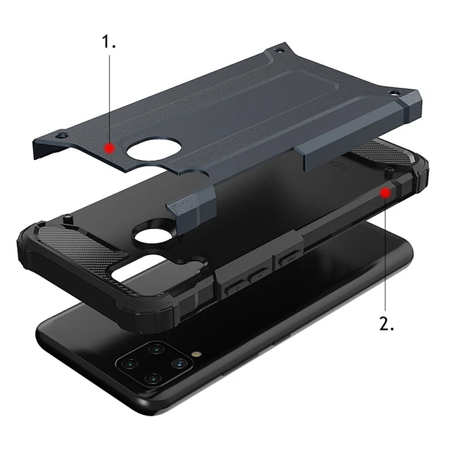 Чохол HRT Hybrid Armor для Realme 10 5G | 9i 5G Black (9145576274125)