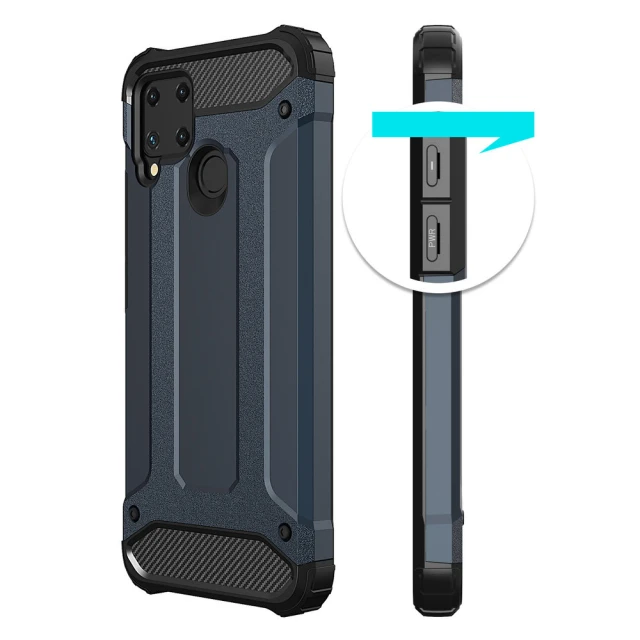 Чохол HRT Hybrid Armor для Realme 10 5G | 9i 5G Black (9145576274125)