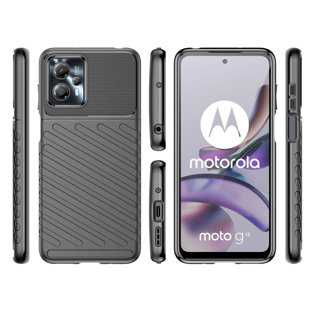 Чохол HRT Thunder Case для Motorola Moto G13 Black (9145576274590)