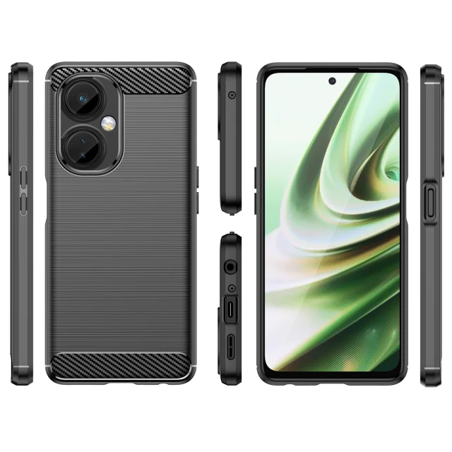 Чохол HRT Carbon Case для OnePlus Nord CE 3 Black (9145576274651)