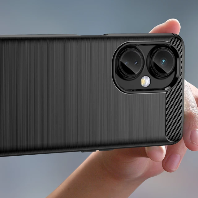 Чохол HRT Carbon Case для OnePlus Nord CE 3 Black (9145576274651)