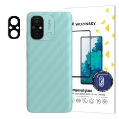 Захисне скло Wozinsky Tempered Glass 9H для камери Xiaomi Redmi 11A | Poco C55 | Redmi 12C Black (9145576275153)