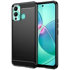 Чехол HRT Carbon Case для Infinix Hot 12 Play NFC | Hot 12 Play Black (9145576275429)