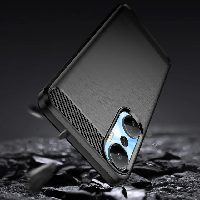 Чохол HRT Carbon Case для Infinix Hot 20 Black (9145576275436)